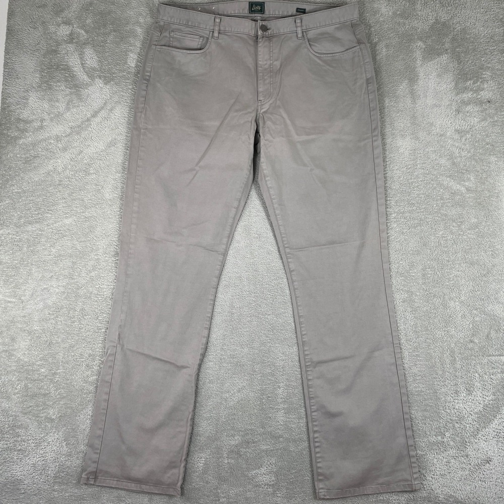 Bixby Nomad Pants Mens 32x34 Gray Straight Fit Stretch‎ Casual